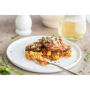 Eggplant Parmigiana Pasta