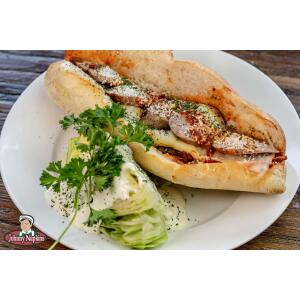 Sausage Parmigiana Sandwich